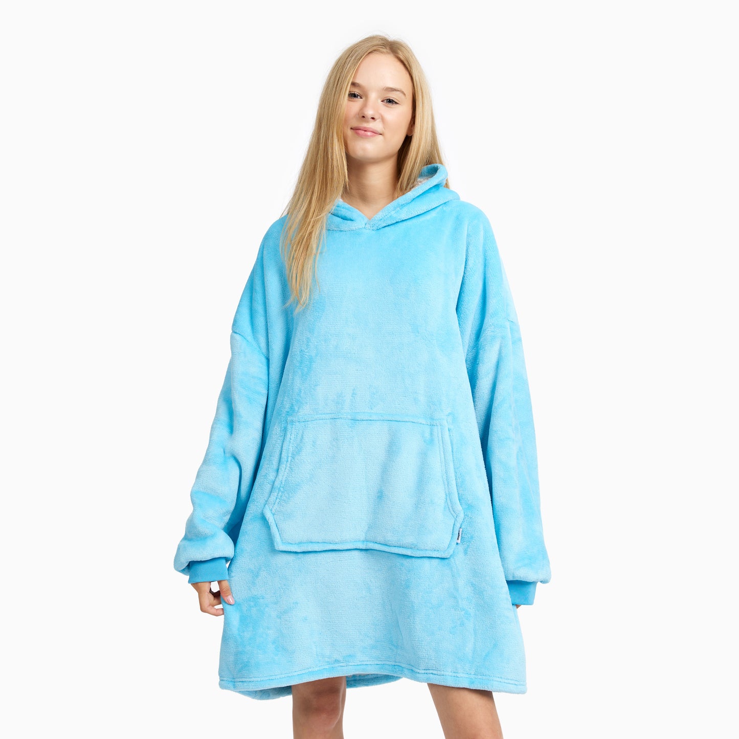 Hoodie Deken Licht Blauw